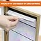 Kids Art Frames 8.5x11, 4-Pack Front Opening Changeable Picture Frames for Kids Artwork, Holds 150 Pieces Each, Artwork Storage and Wall Display Frame for Drawings, Portfolio, Black & Wood